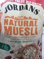 Mängden socker i Jordans Natural Muesli