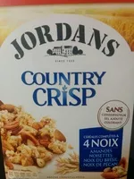 Mängden socker i Country Crisp 4 noix