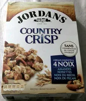 Mängden socker i Jordan's Country Crisp 4 NOIX