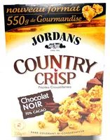 Mängden socker i Country Crisp - Chocolat noir
