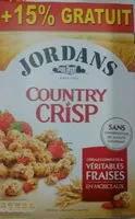 Mängden socker i Country Crisp - Fraises (+15% gratuit)
