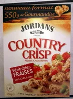 Mängden socker i Country Crisp Véritables Fraises en Morceaux