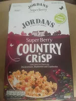 Mängden socker i Jordans Country Crisp - Super Berry