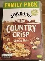 Mängden socker i Country crisp with crunchy chunky nuts