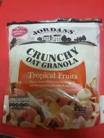 Mängden socker i Crunchy Oat Granola Tropical Fruits