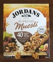 Mängden socker i Suprême Muesli