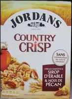 Mängden socker i Country Crisp Sirop d'érable & Noix de Pécan