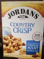 Mängden socker i Country Crisp chocolat au lait