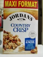 Mängden socker i Country Crisp 4 Noix