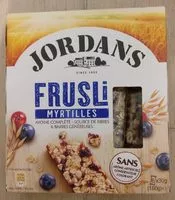Mängden socker i Frusli myrtilles