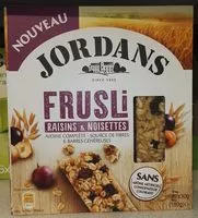 Mängden socker i Frusli Raisins & Noisettes