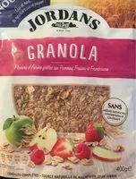 Mängden socker i Granola Pommes, fraises et framboises- Jordans
