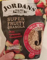Mängden socker i Jordans Super Fruity Granola 550G