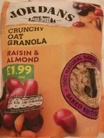 Mängden socker i Crunchy oat granola