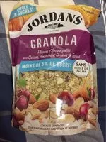 Mängden socker i Granola Cerises, Amandes & Graines de tournesol