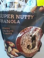Mängden socker i Super nutty granola