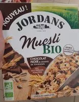 Mängden socker i Muesli bio chocolat noir
