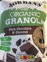 Mängden socker i Organic granola dark chocolat & coconut