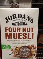 Mängden socker i Four nut muesli