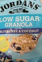 Mängden socker i Low Sugar Granola Blueberry & Coconut