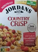 Mängden socker i Country crisp Framboises entières