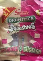 Mängden socker i Squashies - Rhubarb and Custard