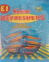 Mängden socker i Refreshers