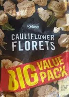 Mängden socker i Cauliflower florets