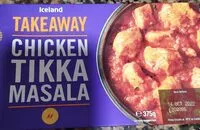 Mängden socker i Chicken tikka masala