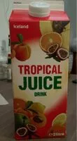 Mängden socker i Tropical Fruit Juice Drink