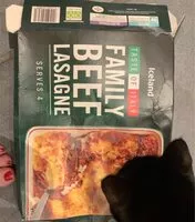 Mängden socker i Beef lasagna