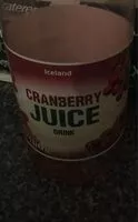 Mängden socker i Cranberry juice