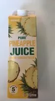 Mängden socker i Pure pineapple juice from concentrate