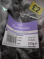 Mängden socker i Blueberries