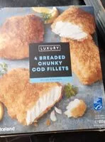 Mängden socker i 4 breaded chunky cod fillets