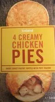 Mängden socker i 4 creamy chicken pies