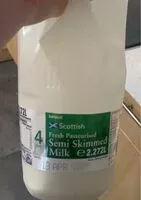 Mängden socker i Semi skimmed milk