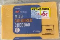 Mängden socker i Mild coloured cheddar