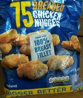 Mängden socker i Breaded chicken nuggets