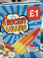 Mängden socker i Rocket Lollies