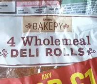Mängden socker i wholemeal deli rolls