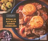 Mängden socker i Luxury Steak in ale with cheese cobblers