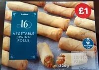 Mängden socker i Vegetable spring rolls