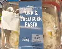 Mängden socker i Tuna and Sweet corn pasta