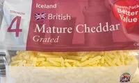 Mängden socker i British Mature Cheddar Strength 4