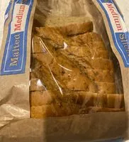 Mängden socker i Sliced malted bloomer medium