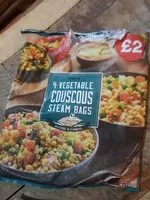 Mängden socker i Vegetable cous cous steam bags