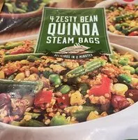 Mängden socker i 4 zesty bean quinoa steam bags