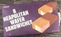 Mängden socker i 8 neopolotan wafer sandwiches