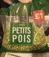 Mängden socker i Petits pois